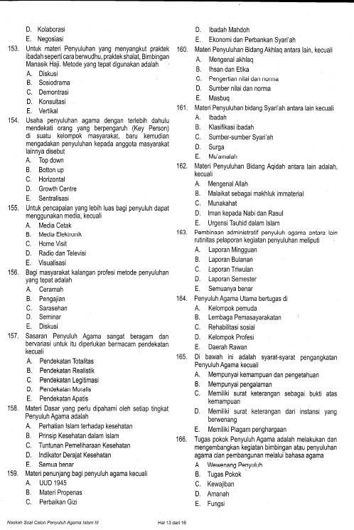 Detail Contoh Soal Tes Organisasi Nomer 36