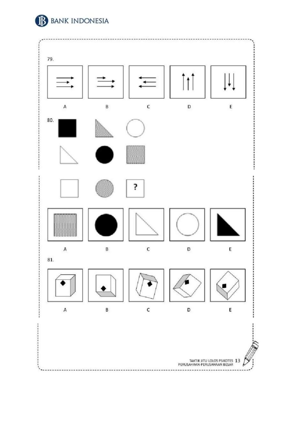 Contoh Soal Tes Potensi Dasar Bank Indonesia - KibrisPDR