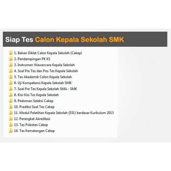 Detail Contoh Soal Tes Substansi Calon Kepala Sekolah Nomer 13