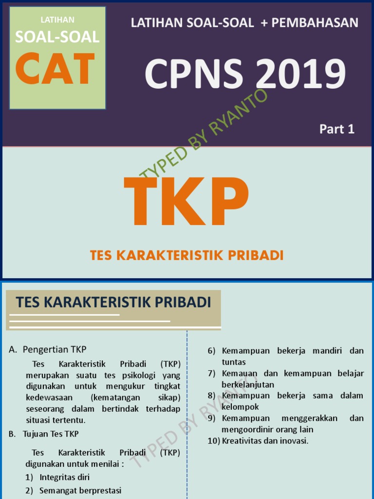 Detail Contoh Soal Tkp Cpns Nomer 13