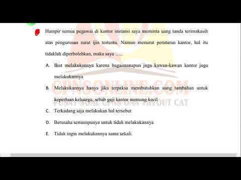 Detail Contoh Soal Tkp Cpns Nomer 15