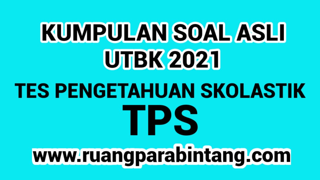 Detail Contoh Soal Tps Utbk 2020 Nomer 33