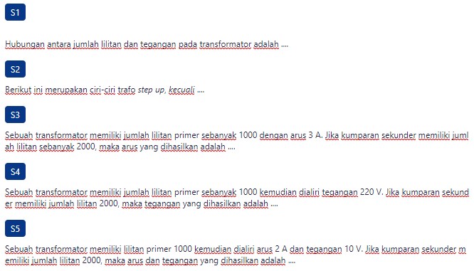 Detail Contoh Soal Trafo Nomer 47