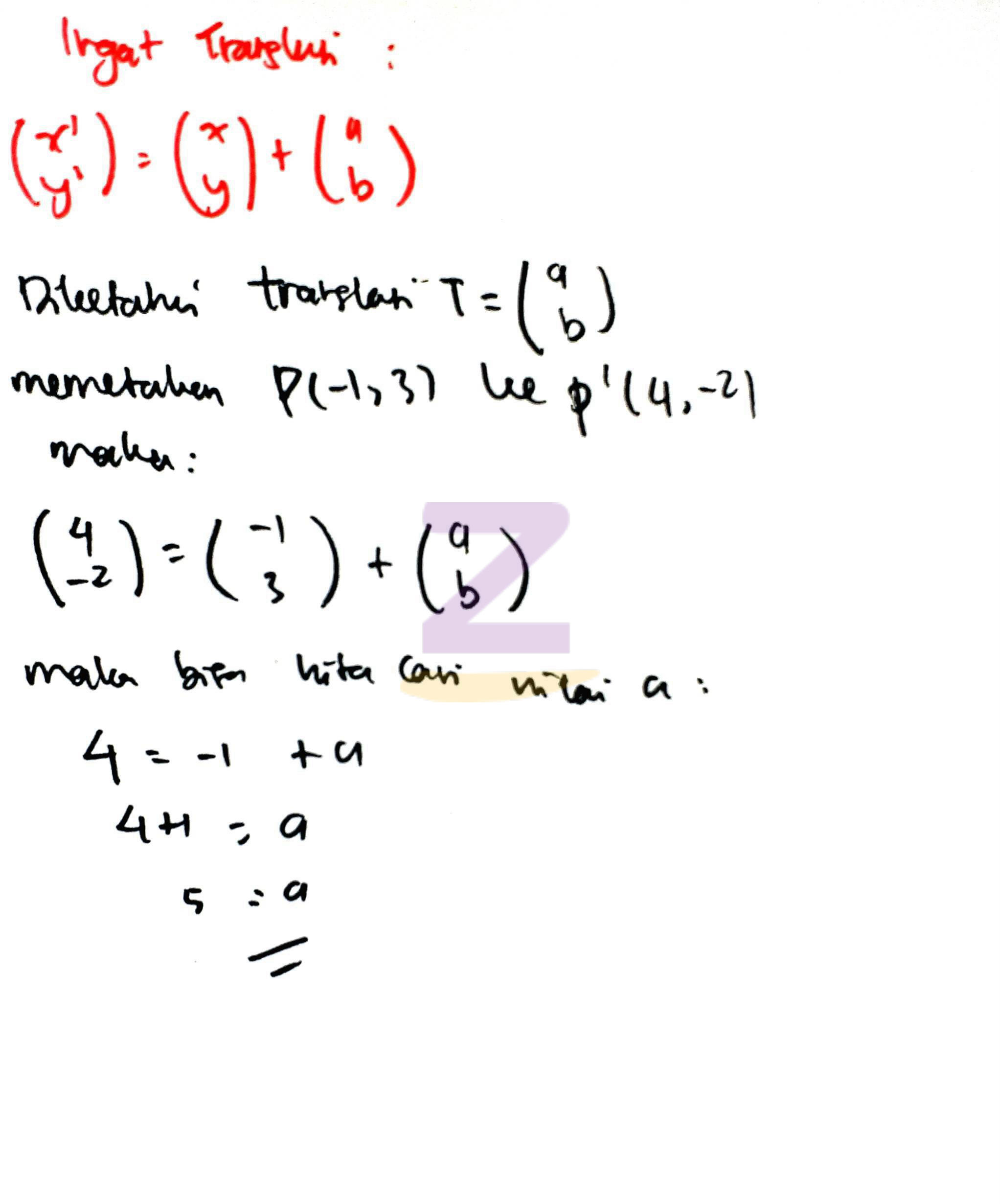 Detail Contoh Soal Translasi Nomer 13