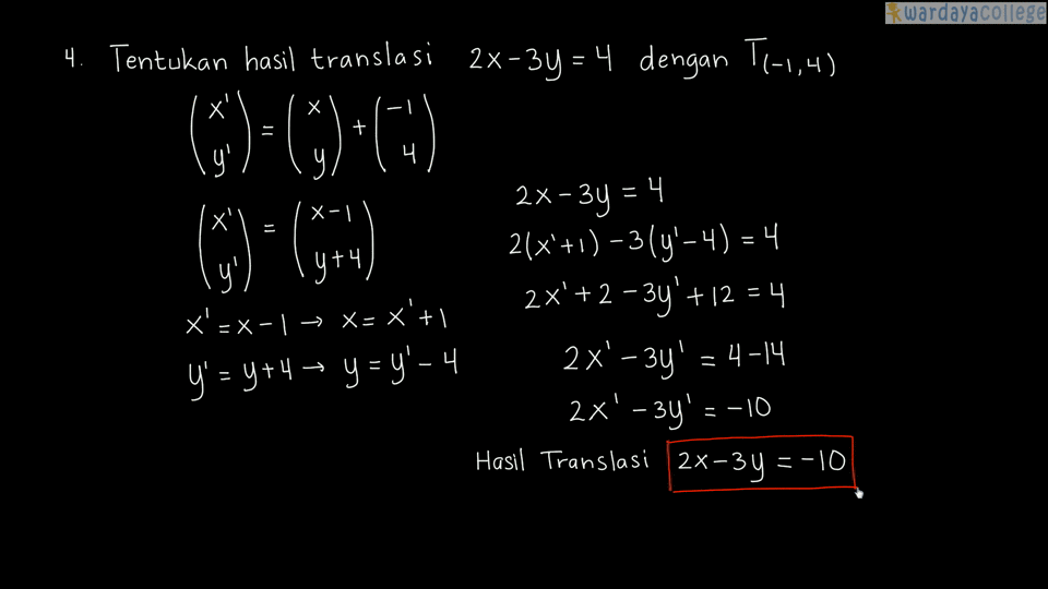 Detail Contoh Soal Translasi Nomer 31