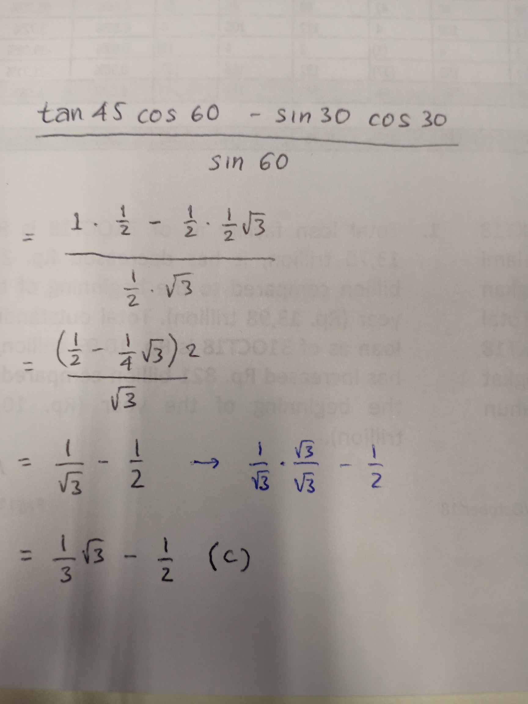 Detail Contoh Soal Trigonometri Kelas 11 Nomer 46