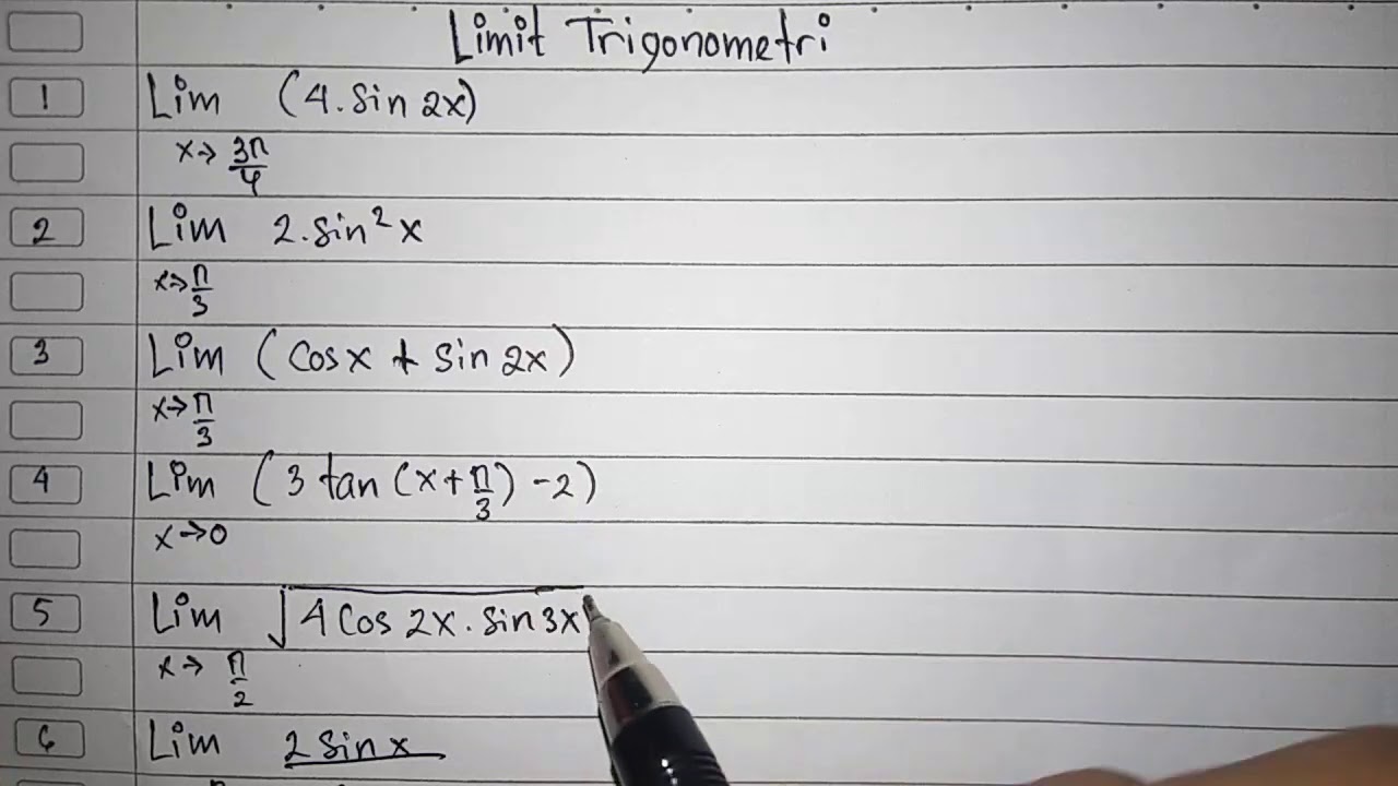 Detail Contoh Soal Trigonometri Kelas 12 Nomer 24