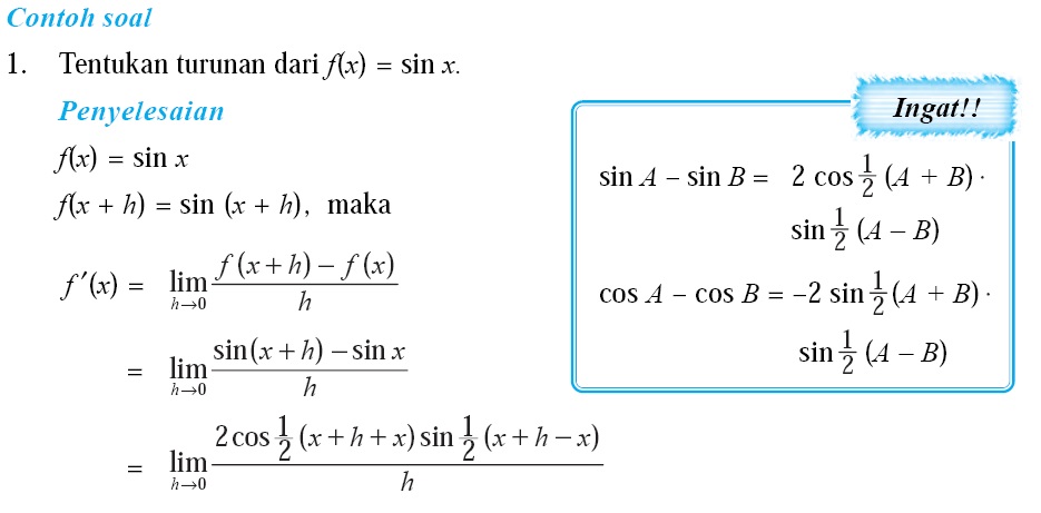 Detail Contoh Soal Trigonometri Kelas 12 Nomer 32