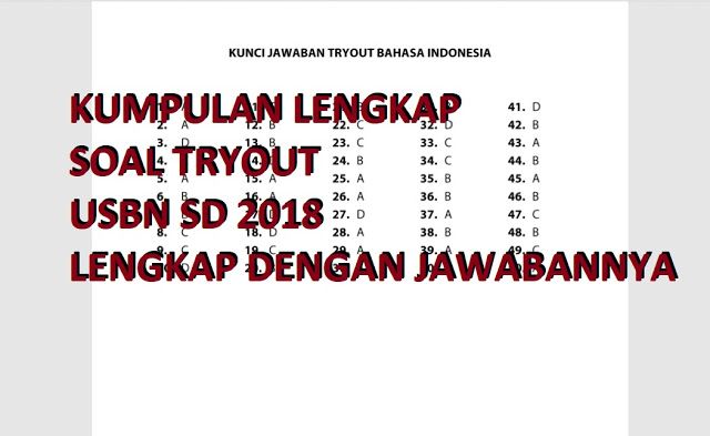 Detail Contoh Soal Try Out Sd Nomer 54