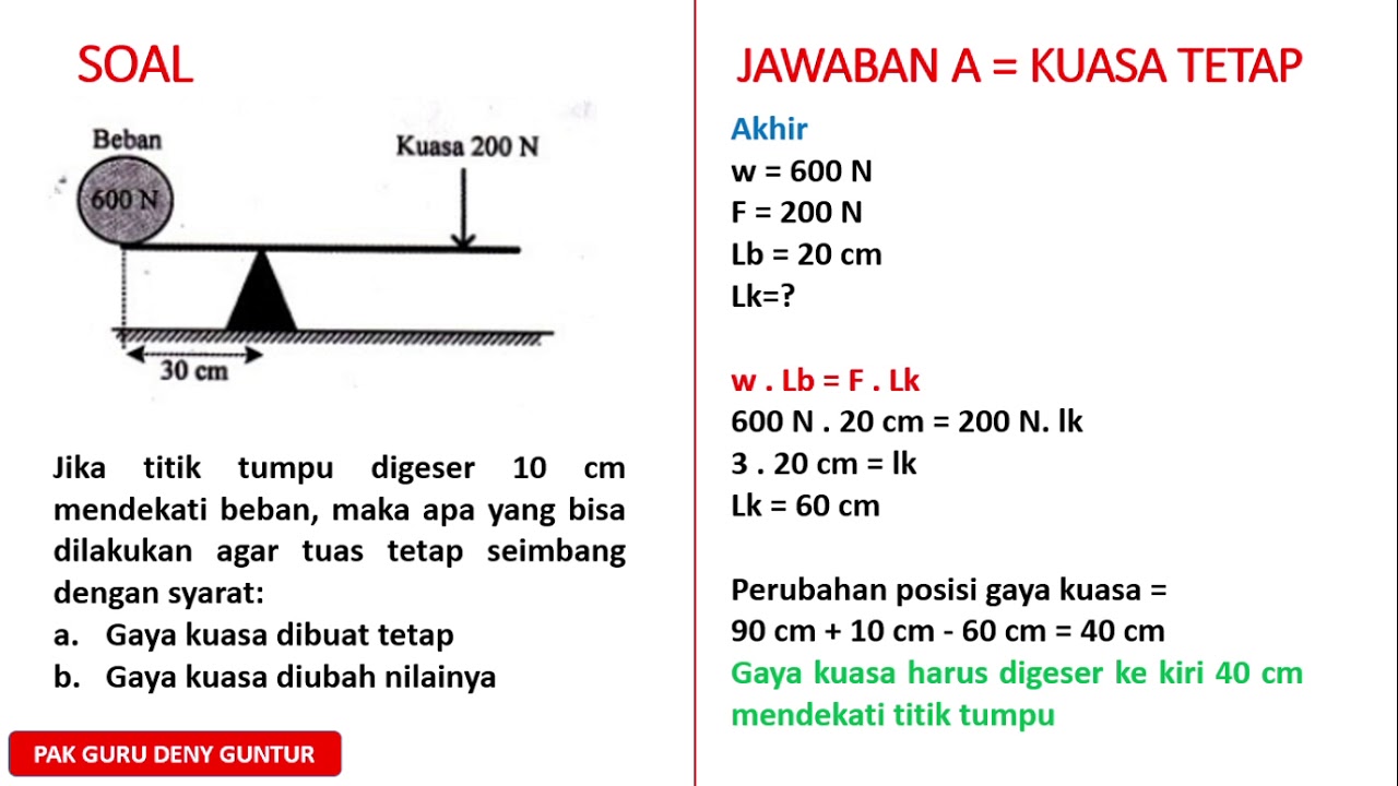 Contoh Soal Tuas - KibrisPDR