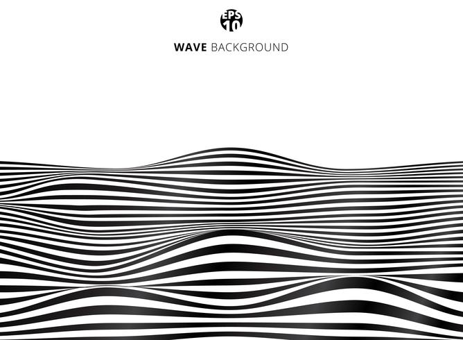 Detail Line Wave Art Nomer 10