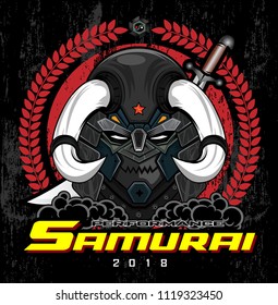 Detail Gambar Logo Samurai Nomer 25