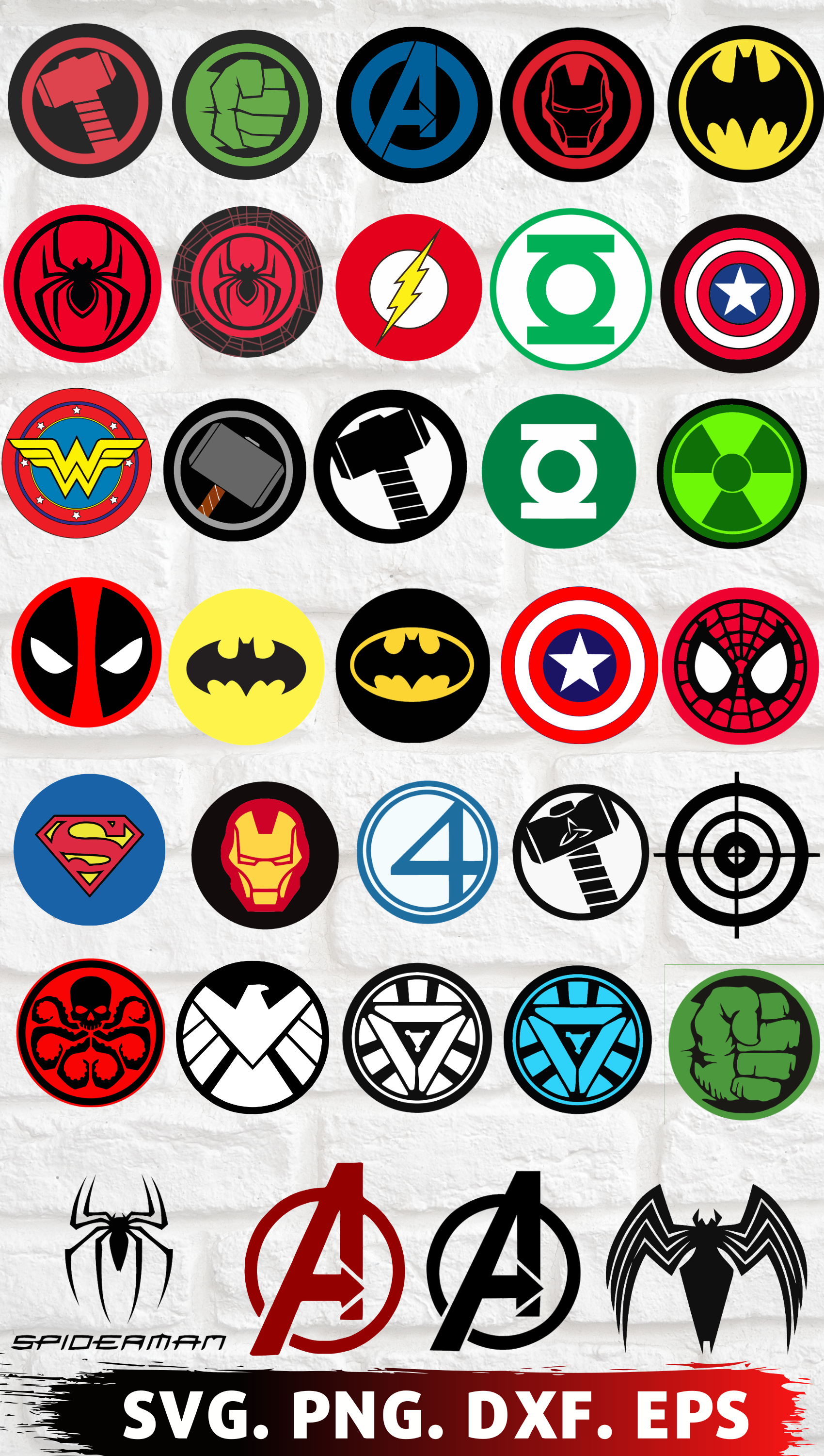 Detail Gambar Logo Super Hero Nomer 3