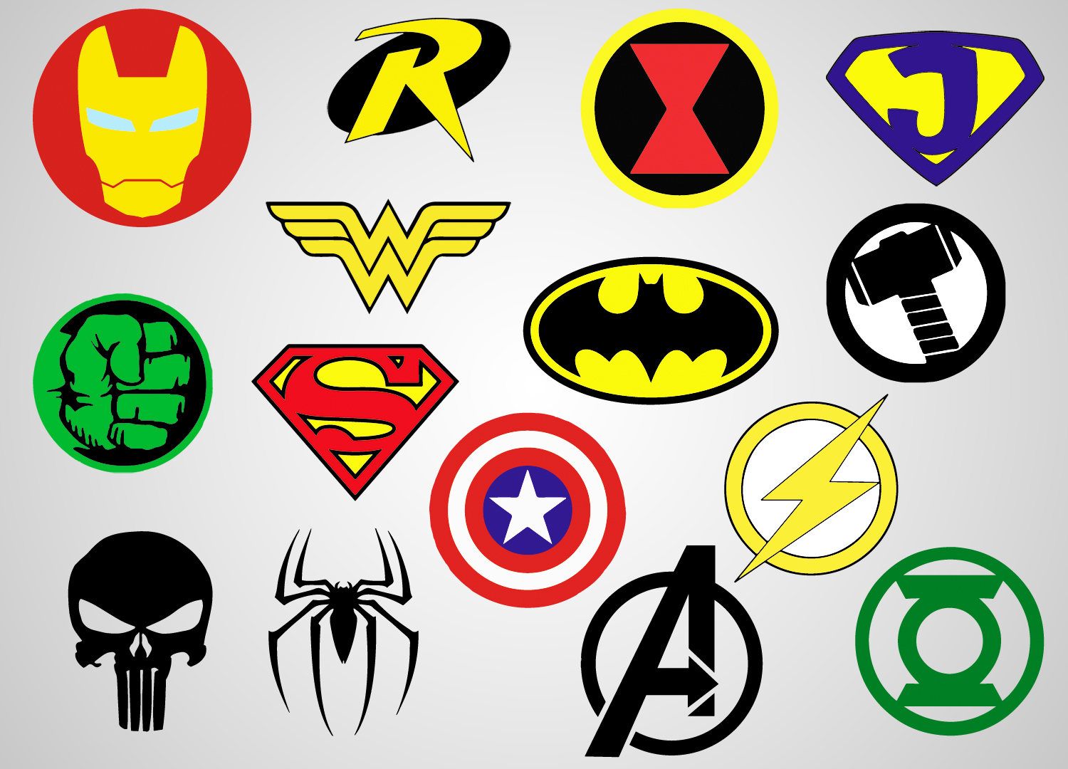 Detail Gambar Logo Superhero Nomer 5