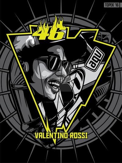 Detail Gambar Logo Valentino Rossi Nomer 11