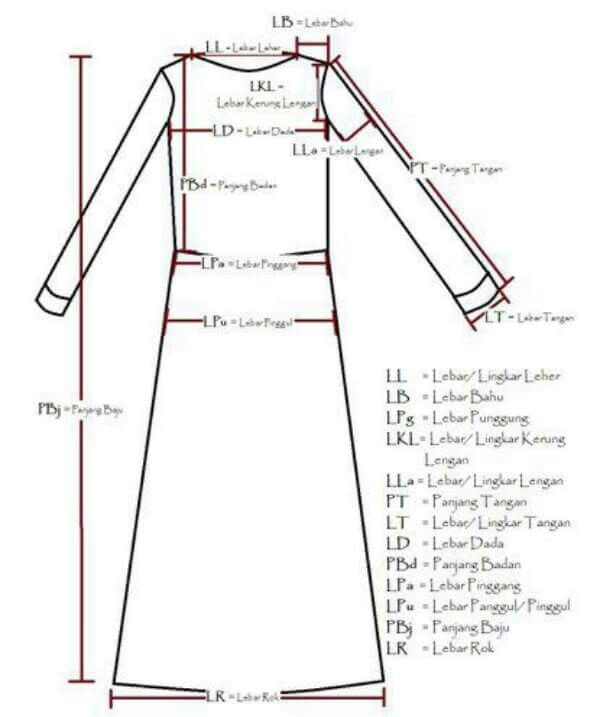 Detail Gambar Long Dress Jahit Nomer 34