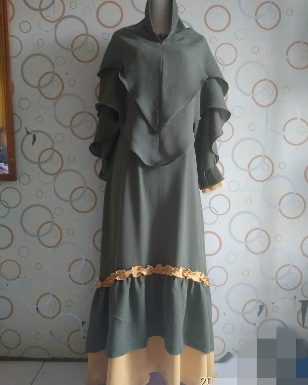 Detail Gambar Long Dress Jahit Nomer 47