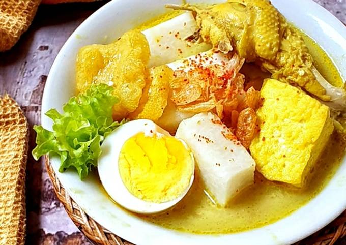 Detail Gambar Lontong Kari Ayam Nomer 7