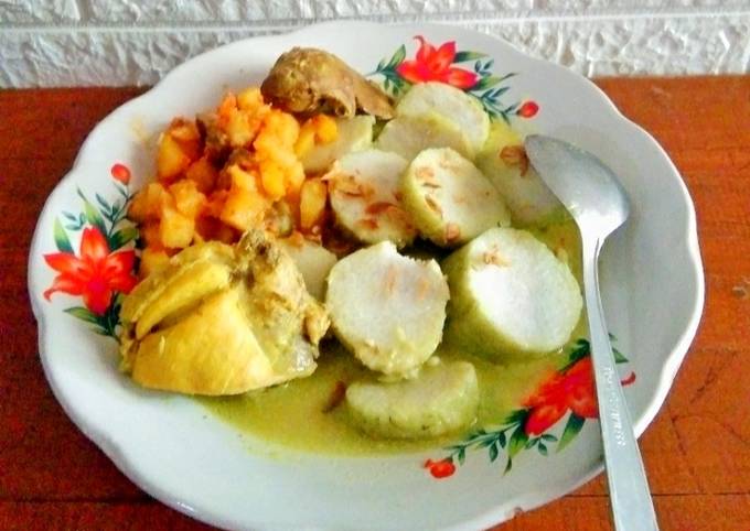 Detail Gambar Lontong Opor Ayam Nomer 27