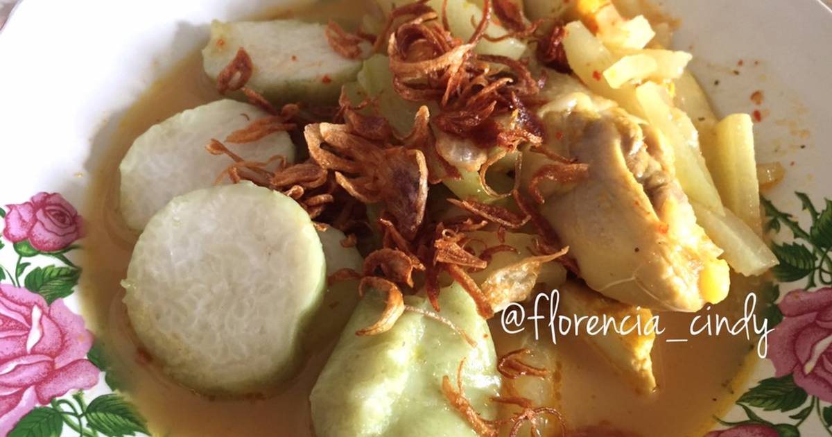 Detail Gambar Lontong Opor Ayam Nomer 4