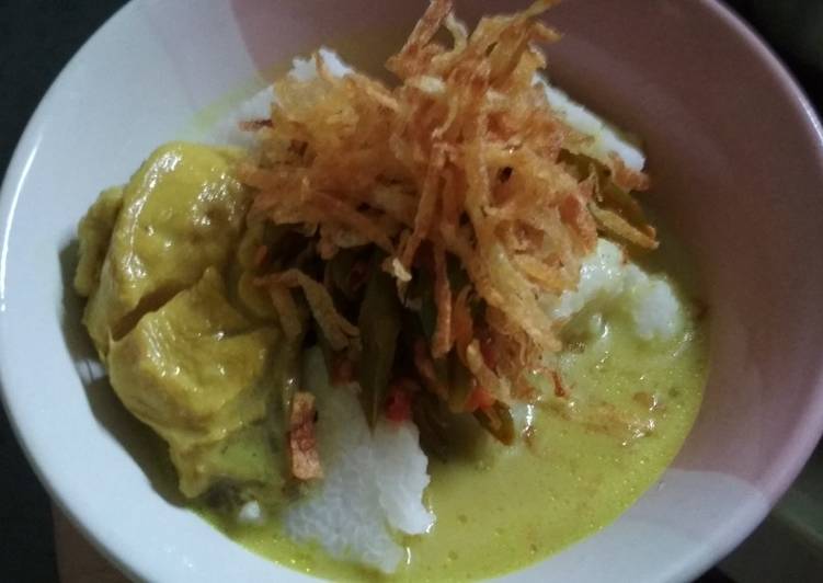 Detail Gambar Lontong Opor Ayam Nomer 54