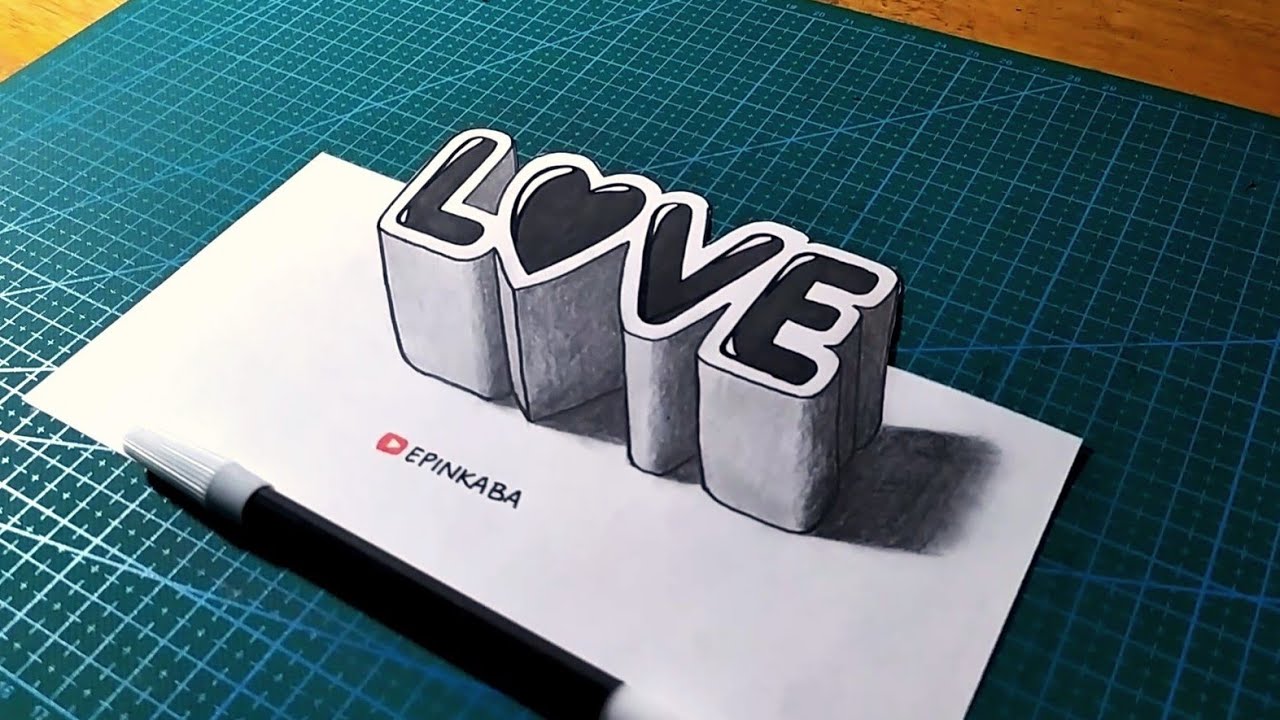 Detail Gambar Love 3d Nomer 30