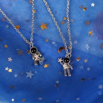 Detail Gambar Love Romantis Kalung Couple Love Warna Hitam Nomer 30