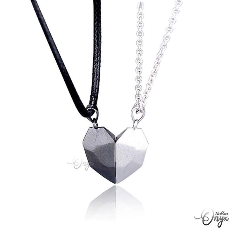 Detail Gambar Love Romantis Kalung Couple Love Warna Hitam Nomer 41