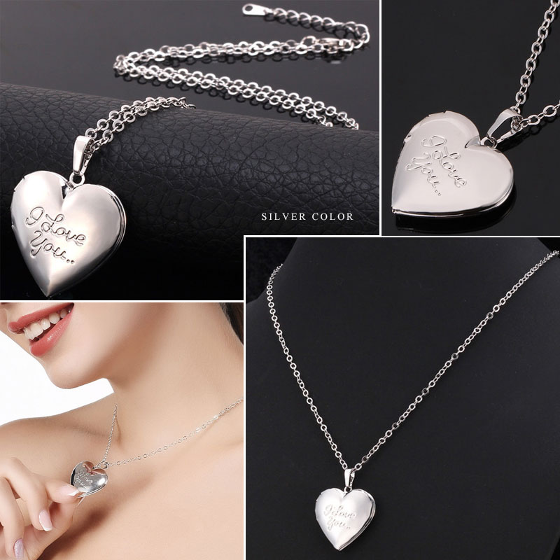 Detail Gambar Love Romantis Kalung Couple Love Warna Hitam Nomer 52