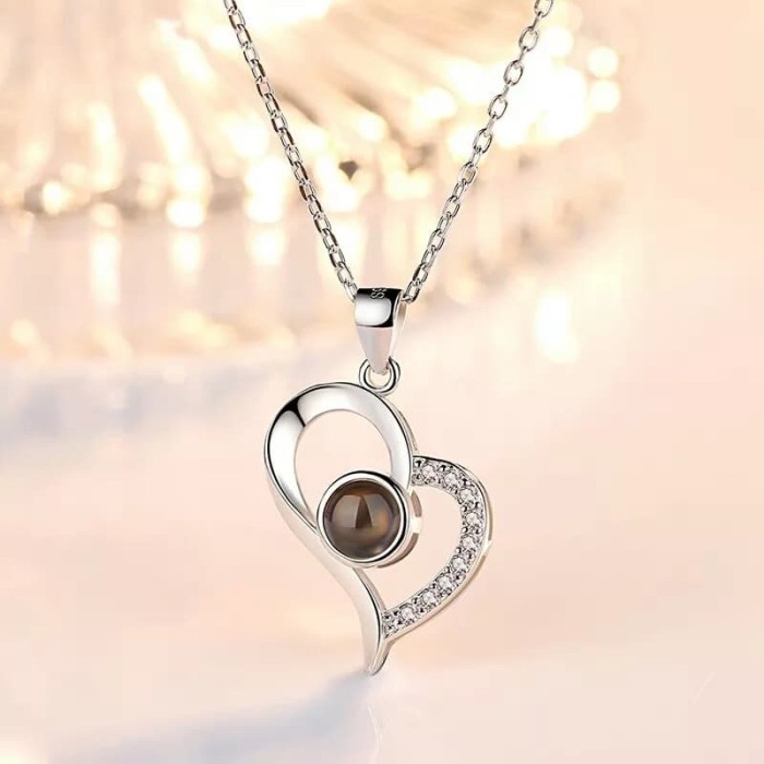 Detail Gambar Love Romantis Kalung Keren Love Nomer 51