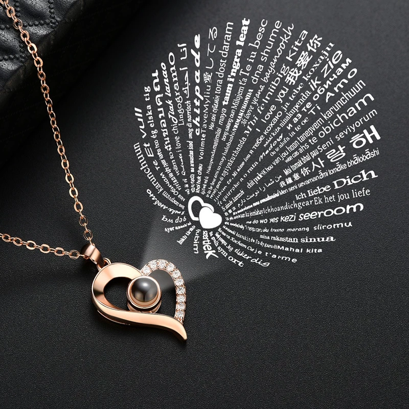 Detail Gambar Love Romantis Kalung Love Warna Hitam Nomer 16