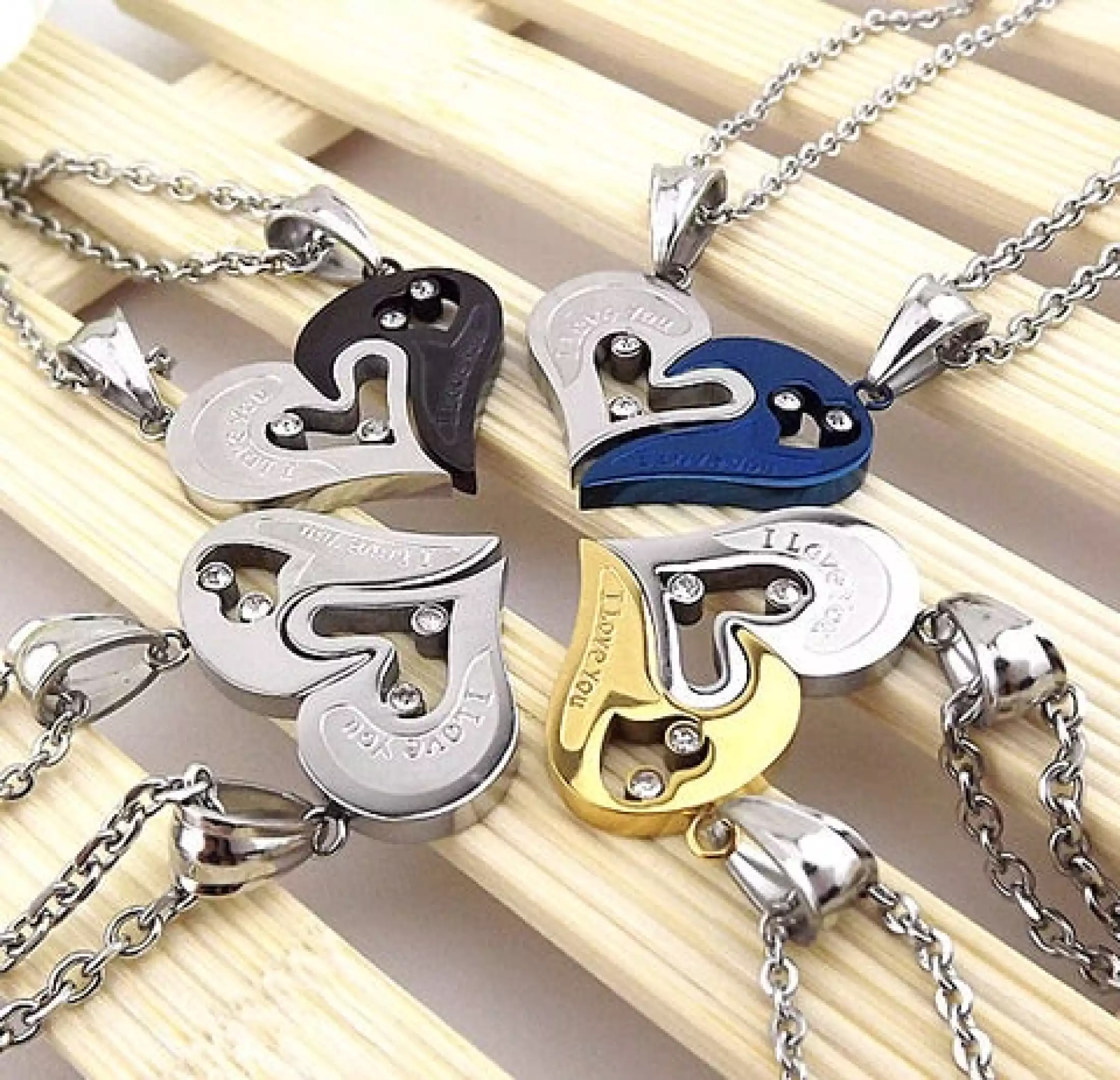 Detail Gambar Love Romantis Kalung Love Warna Hitam Nomer 29