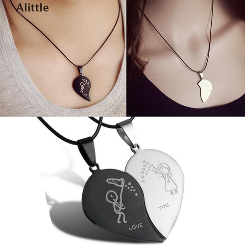 Detail Gambar Love Romantis Kalung Love Warna Hitam Nomer 43