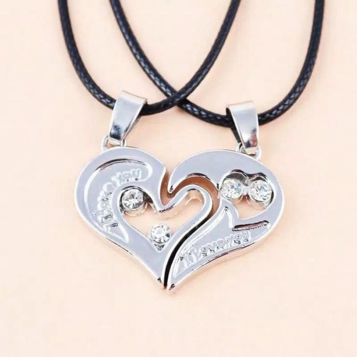 Detail Gambar Love Romantis Kalung Love Warna Hitam Nomer 47