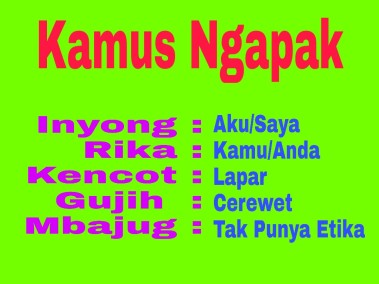 Detail Gambar Lucu Bahasa Ngapak Nomer 15