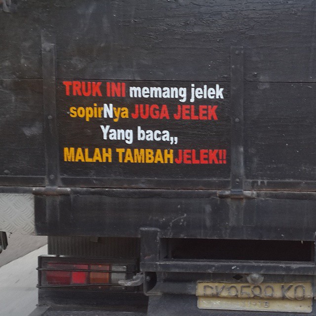 Detail Gambar Lucu Di Mobil Truk Nomer 28