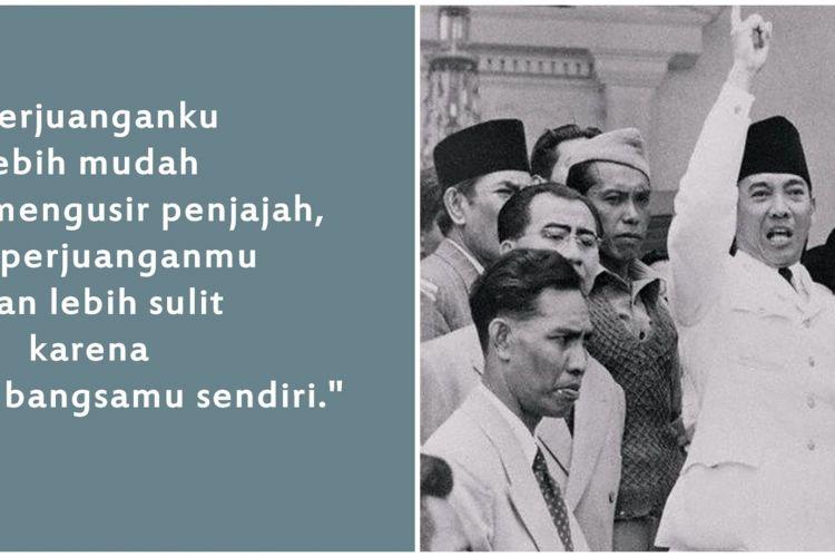 Gambar Lucu Gambar Bung Karno Tuhan Tidak Merubah Satu Bangsa - KibrisPDR