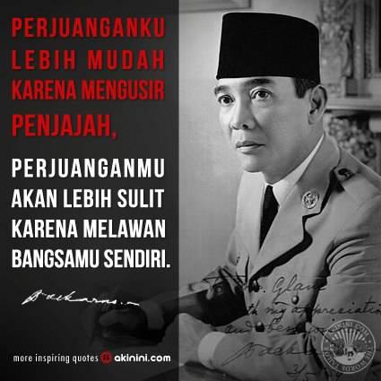 Detail Gambar Lucu Gambar Bung Karno Tuhan Tidak Merubah Satu Bangsa Nomer 4