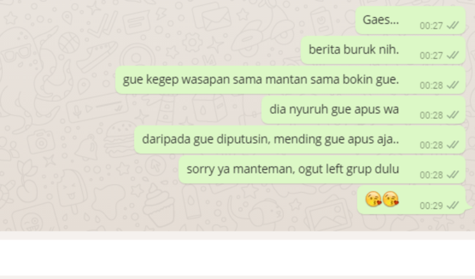 Detail Gambar Lucu Keluar Dari Grup Nomer 8