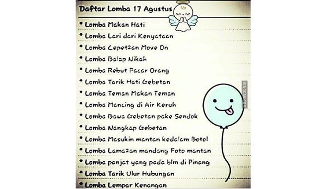 Detail Gambar Lucu Lomba 17 Agustus Nomer 28