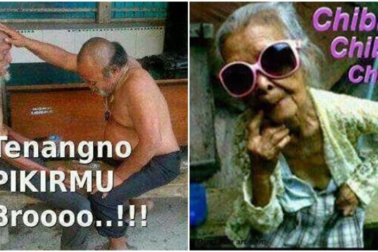 Detail Gambar Lucu Nenek Gaul Nomer 11