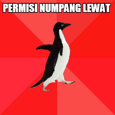 Detail Gambar Lucu Numpang Lewat Nomer 39