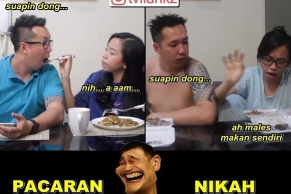 Gambar Lucu Sebelum Menikah Dan Setelah Menikah - KibrisPDR