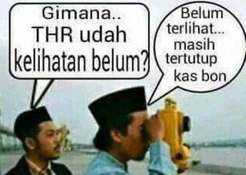 Gambar Lucu Tentang Thr Lebaran - KibrisPDR