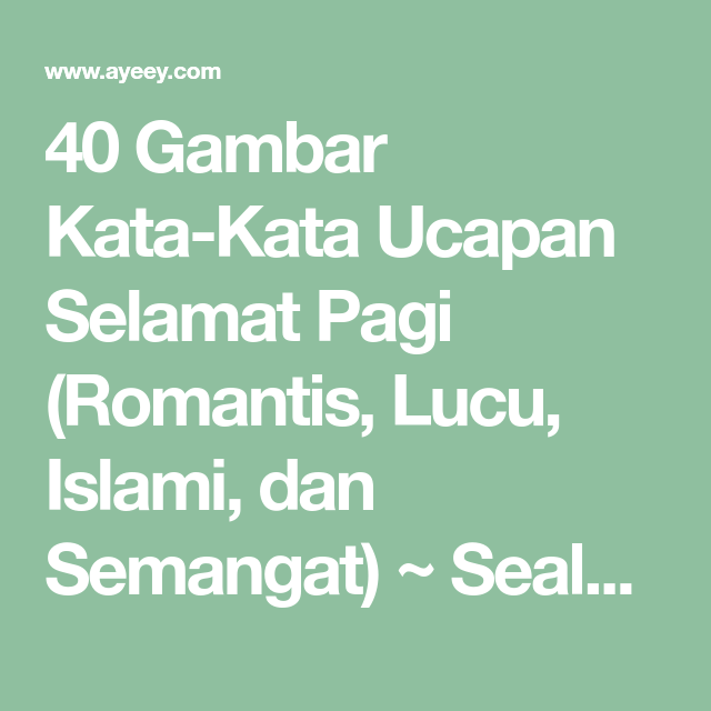 Detail Gambar Lucu Ucapan Selamat Pagi Nomer 43