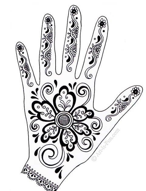 Detail Gambar Lukis Henna Nomer 26