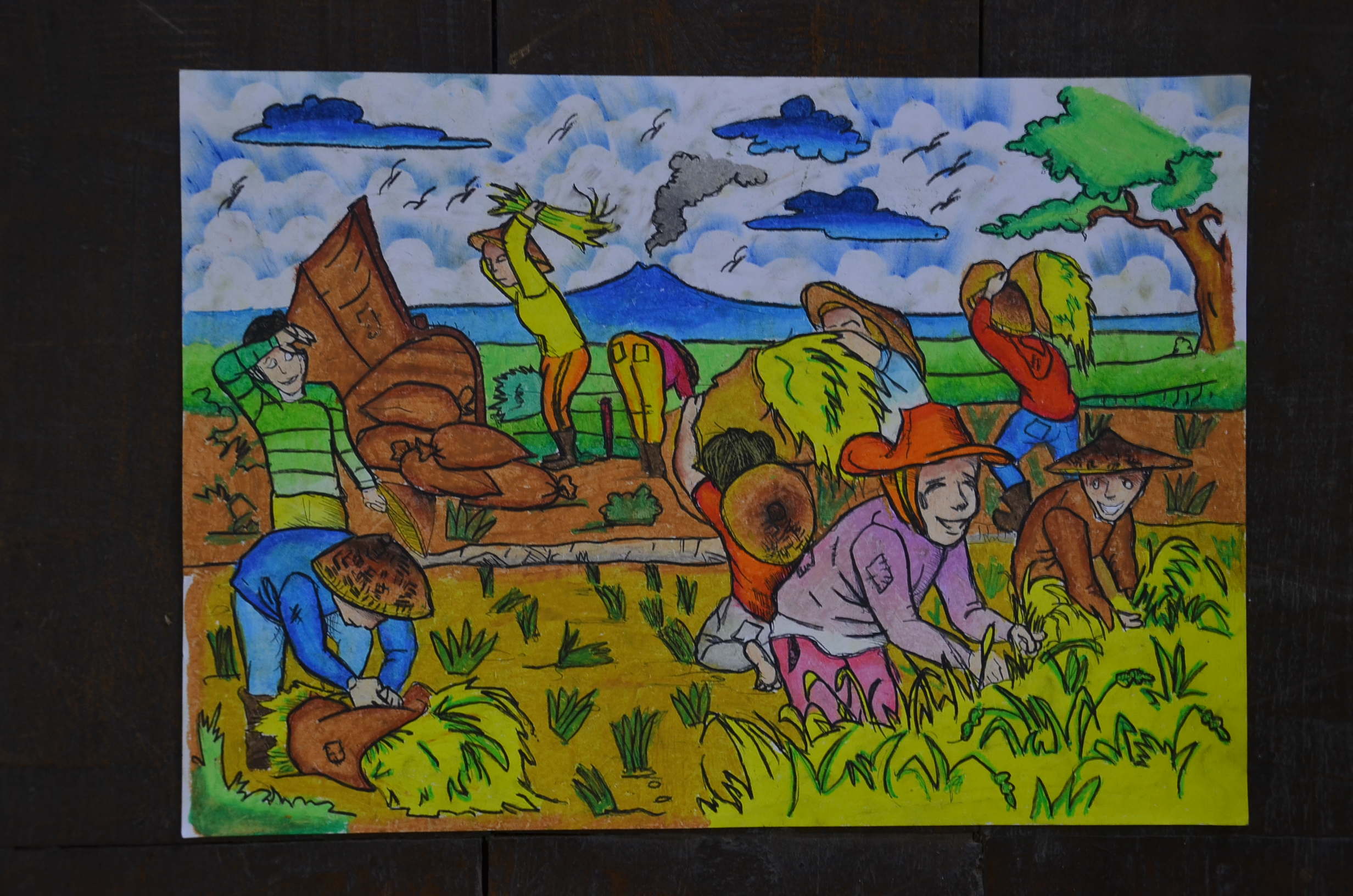 Detail Gambar Lukis Mewarnai Tk Nomer 12