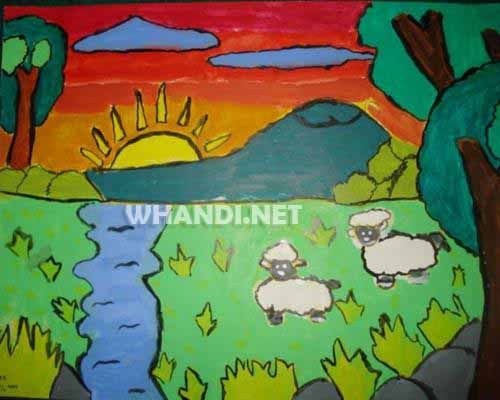Detail Gambar Lukis Mewarnai Tk Nomer 16