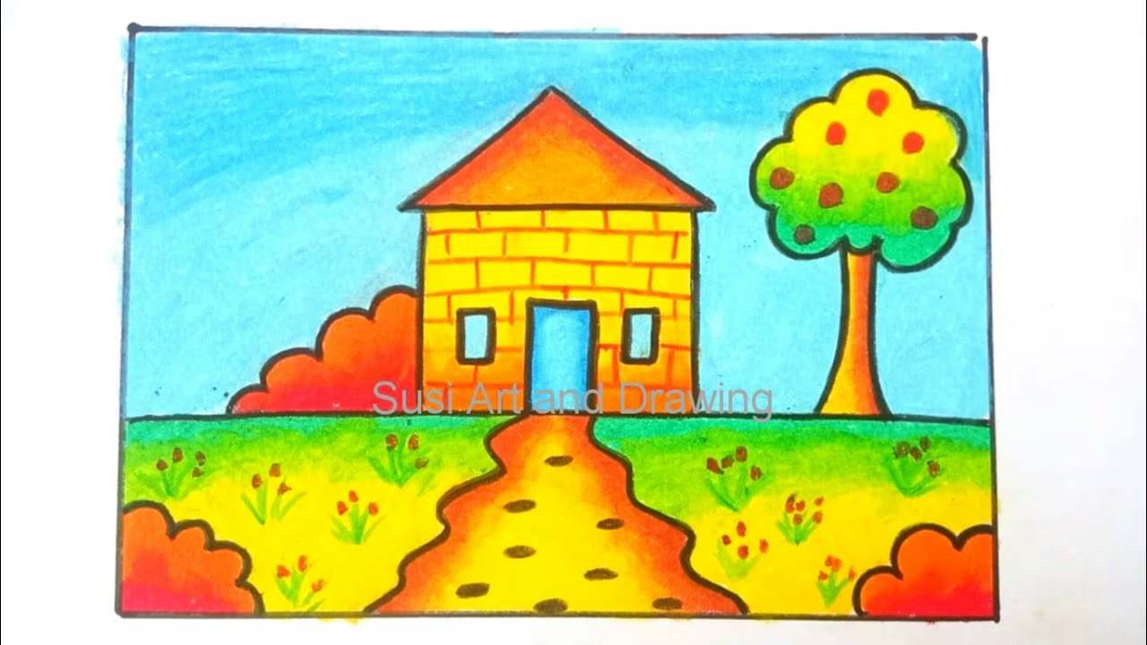 Detail Gambar Lukis Mewarnai Tk Nomer 19