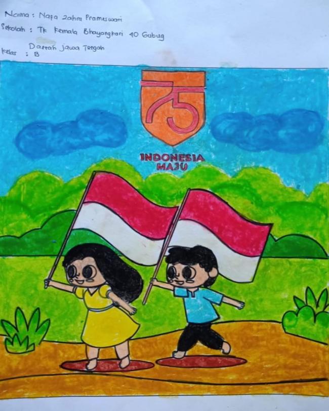 Detail Gambar Lukis Mewarnai Tk Nomer 24